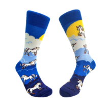 Majestic Flying Unicorns in the Clouds Socks (Adult Medium) - £7.83 GBP