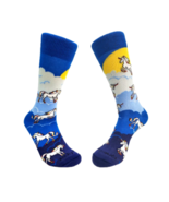Majestic Flying Unicorns in the Clouds Socks (Adult Medium) - £7.95 GBP