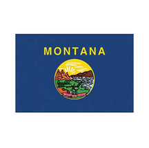 Montana Polyester Us State Flag 3 X 5 Feet - £6.43 GBP