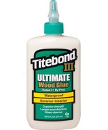 Titebond III 3 Ultimate WOOD GLUE WaterProof UV resistant Tight Bond 8 o... - $34.40 CAD