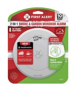 First Alert 10 Year Battery-Powered Photoelectric Smoke and Carbon Monox... - €58,30 EUR