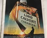 vintage Lord Calvert Print Ad Canadian Whiskey Advertisement pa1 - $8.90