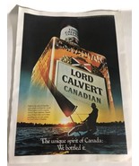 vintage Lord Calvert Print Ad Canadian Whiskey Advertisement pa1 - £6.96 GBP