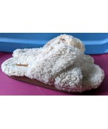 Olukai Hila Heu Plush Shearling Criss-Cross Slide Sandal Size 9 U5 - $29.40