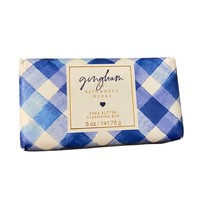 Bath Body Works Gingham Shea Butter Cleansing Bar Soap 5oz Coconut Oil NEW  - £14.77 GBP