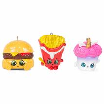 Kurt Adler Wise Fry Cheesy B Twinkle Cupcake Shopkins 2.5 inch Acrylic Hanging O - $16.77