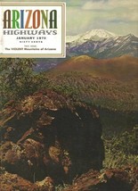 1970 JANUARY ARIZONA HIGHWAYS VIOLENT MOUNTAINS - $27.56