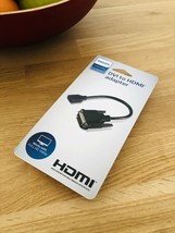 Philips DVI to HDMI Pigtail Adapter, Black, NISB - $9.95