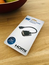 Philips Dvi To Hdmi Pigtail Adapter, Black, Nisb - $9.95