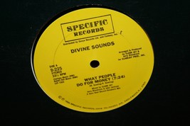 DIVINE SOUNDS What People Do For Money 12&quot; Vinyl Electro Breakdance 1984 Hip Hop - £15.81 GBP
