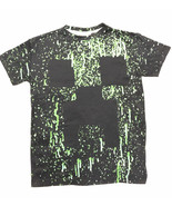 Minecraft Creeper T-Shirt Scruffy Swank Design Youth Large - $27.01 CAD