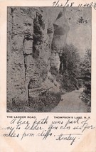 Thompson&#39;s Lake New York The Ladder Road Postcard 1908 - £7.53 GBP