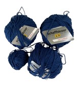 Schaffhausen Naturale Yarn Wool Cotton Lot of 3 Skeins Navy Blue 50 Grams - €5,93 EUR