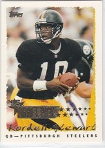 G) 1995 Topps Football Trading Card Kordell Stewart #428 Draft Pick - £1.48 GBP