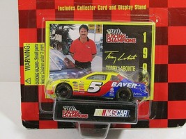 1997 Racing Champions NASCAR 1:64 #5 Terry Labonte Bayer Diecast and Card  - $8.90