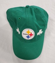 VINTAGE Pittsburgh Steelers Ireland Irish St Patrick Adjustable Snapback Cap Hat - £19.46 GBP