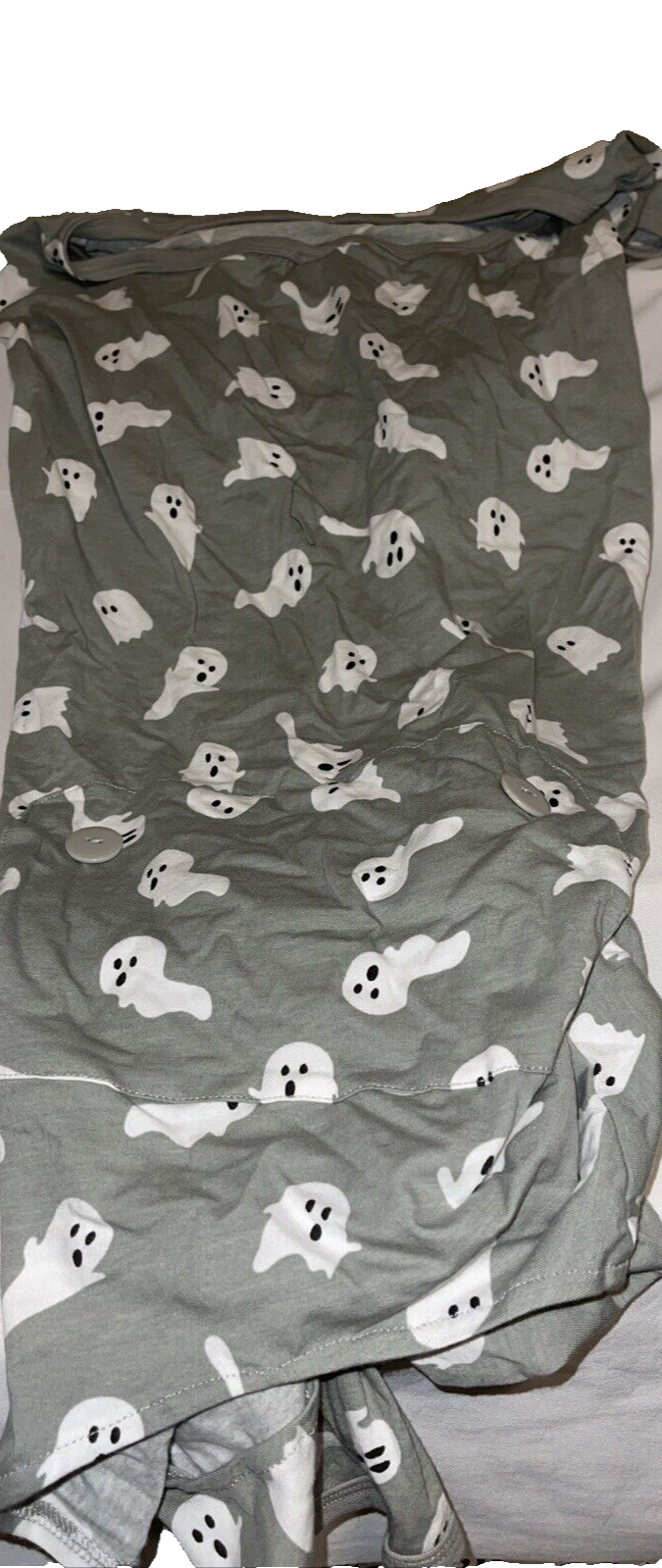 Dog Party Pajamas T-shirt Halloween gray with White Ghosts XXL Large Dog... - $8.90