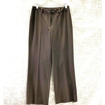 Gloria Vanderbilt Womens Dress Pants Size 8 Classic Comfort Stretch Brown - £12.26 GBP