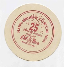Happy Birthday Club Cal Neva 1962-1987 Silicon Jar Opener Reno Nevada - £16.47 GBP
