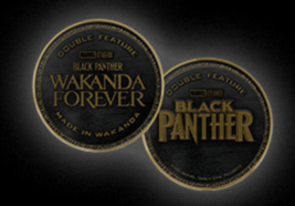 Marvel Black Panther &amp; Wakanda Forever Coin Collectible Movie Memorabili... - £7.02 GBP