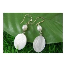 Wholesale Bulk Lot 10 Genuine Luster Shell Bead Dangle Earrings ~ 3 Styles - £12.33 GBP