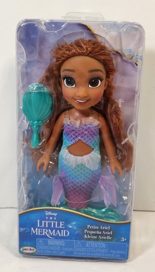Primary image for Disney The Little Mermaid Live Action Movie Ariel 6" Petite Doll New 2023 Jakks