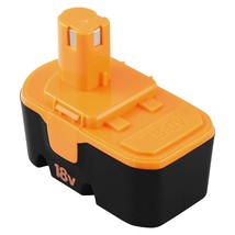 3.6Ah Ni-Mh Replacement Battery Compatible With Ryobi 18V Battery P100 C... - $35.99