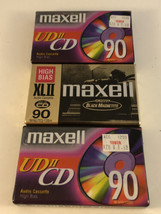 Maxell UD-II + Xl Ii 90 Cd High Bias Blank Audio Cassette Tape Lot New Sealed - £11.67 GBP