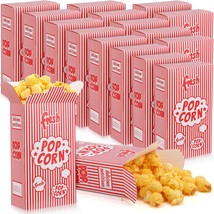 Ireer 200 Pcs 1Oz Popcorn Boxes Close Top Popcorn Containers Bulk Red An... - $48.93