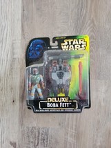 Star Wars Power of the Force Boba Fett Deluxe Figure - £16.84 GBP