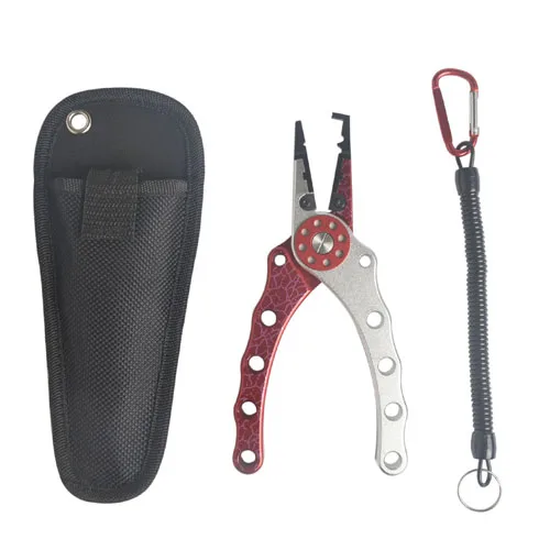 New design Aluminum Alloy Fishing Pliers+Retention Rope 178g 19cm Hook R... - $42.73