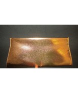 Vintage gold clutch purse handbag evening bag hinge closure costume acce... - £11.44 GBP