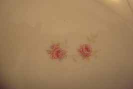 1900s France Limoges 6 Bread Plates Molded Borders, Gold Pink Flowers Garlands - £122.28 GBP
