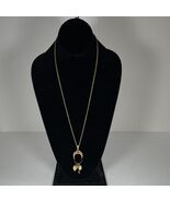 1928 Charm Necklace Key Locket Charms 17” Length - $266.50 MXN