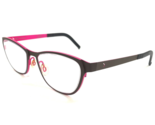 Blackfin Eyeglasses Frames HELGAFELL COL.568 Matte Brown Pink Cat Eye 50... - $69.34