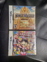 Lot Of 2 : Carnival Games +Jewel Master: Egypt (Nintendo Ds, 2009) - £4.68 GBP