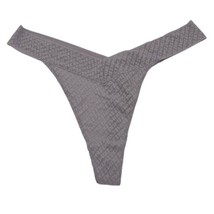 SKIMS Kim Kardashian Logo Mesh Thong Panty Iris Mica Light Purple PN-THG... - $14.74 CAD