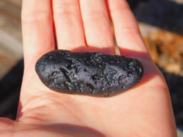 Rare Indochinite Tektite 2.2&quot; Rod Formation 31g Stone of Shambala Synergy Stone - £33.49 GBP