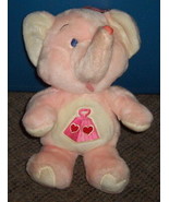 1984 Kenner 13&quot; Care Bears Lotsa heart Elephant  Plush Toy - £19.01 GBP