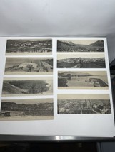 Lot of Eight Very Old Panorama View Large Post Cards France? and Germany Spain - £19.98 GBP