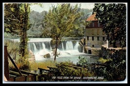 Massachusetts Postcard - Southbridge, The Falls From The Bridge F27 - £2.32 GBP