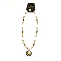 NCAA Michigan Wolverines Official Fan Gear 18&quot; Natural Shell w/ Pendant Necklace - £8.04 GBP