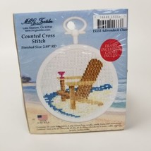 MCG Textiles Counted Cross Stitch - 15333 Adirondack Chair 2.89&quot; Round F... - £7.74 GBP