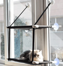 Luxury Cat Haven: The Ultimate Window Sill Cat Hammock - £55.02 GBP+