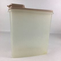 Tupperware Large Cereal Dry Food Keeper Storage Container Beige Lid Vint... - $25.69