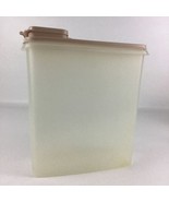 Tupperware Large Cereal Dry Food Keeper Storage Container Beige Lid Vint... - $35.13 CAD