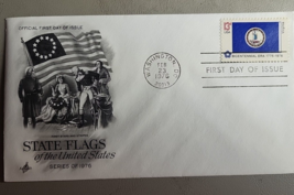 FDC US 1976 VIRGINA ART CRAFT, STATE FLAGS OF THE UNITED STATES COVER- C... - $4.94