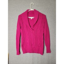 Women&#39;s Old Navy Pink Knit Cowl Neck Sweater Small - £7.82 GBP