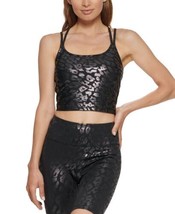 Calvin Klein Womens Performance Printed Strappy Back Tank Top,S - $47.89