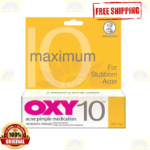 1 X OXY 10 10% Benzoyl Peroxide 25g Stubborn Acne Pimple Spot Control Tr... - £16.92 GBP